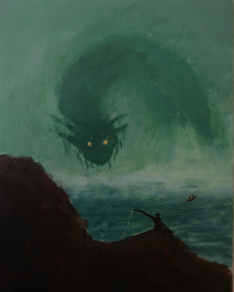 An illustration for a card game